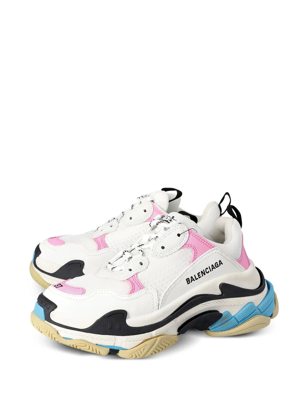 Balenciaga Pre-Owned Low-top chunky sneakers - Wit