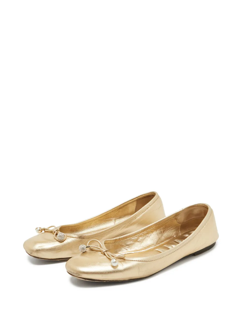 Jimmy Choo Pre-Owned ballerines Elme à perles | Image 2