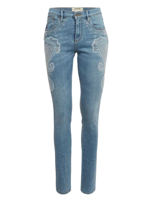 Jean pre-owned à motif cachemire - Roberto Cavalli Vintage - Modalova