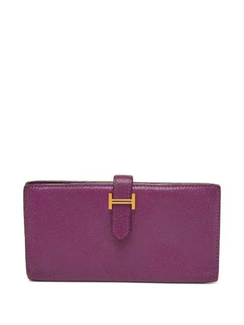 Hermès Pre-Owned Bearn Gusset leather wallet