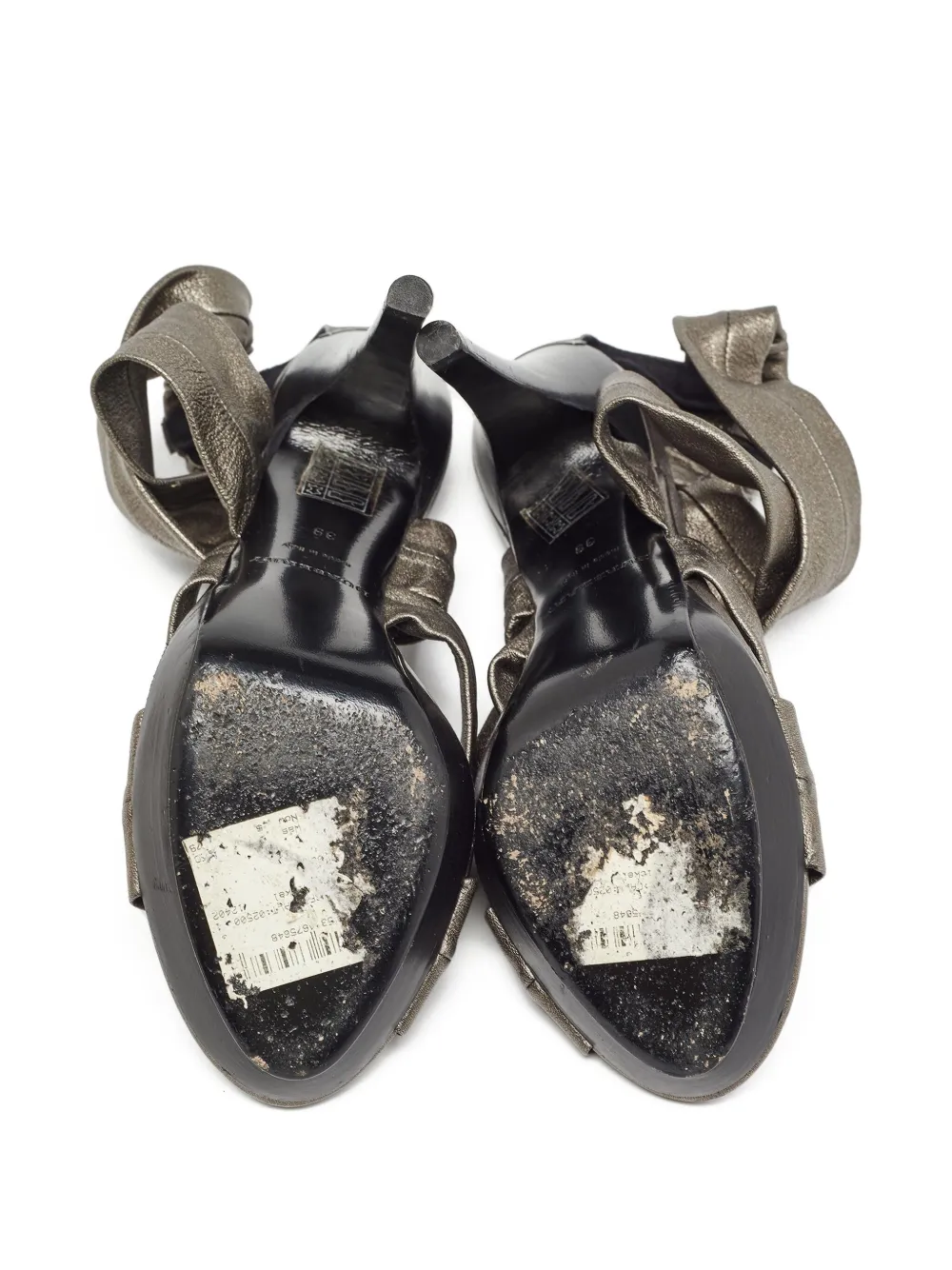 Burberry Pre-Owned 120mm leather sandals | Heeled Sandals | Image 2