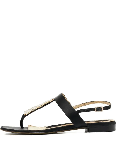 Dolce & Gabbana Pre-Owned satin crystal sandals