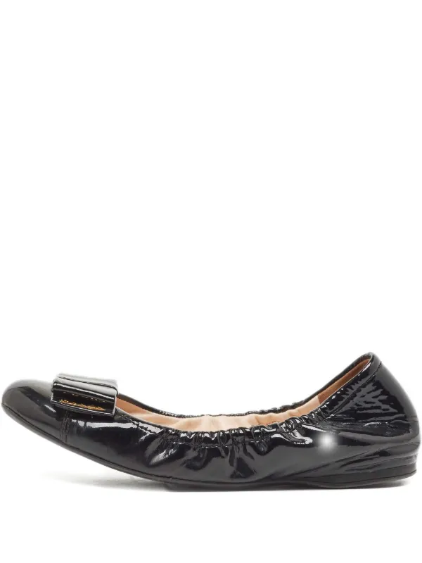 Prada Pre-Owned Ballerine Con Fiocco Nero FARFETCH IT