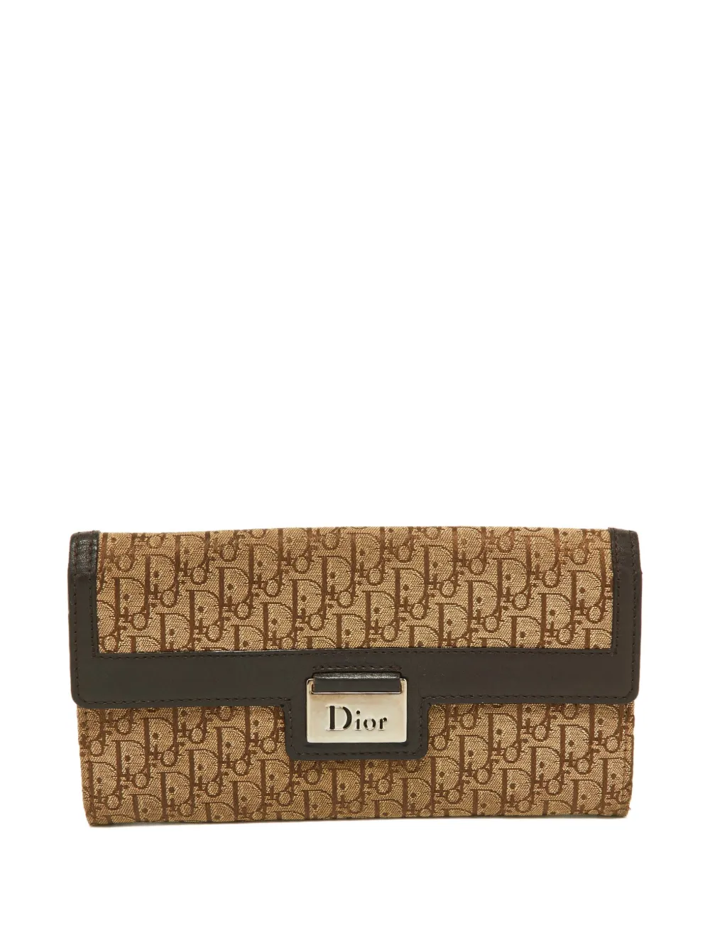 Christian Dior Pre-Owned Oblique canvas wallet | Neutrals | Image 1