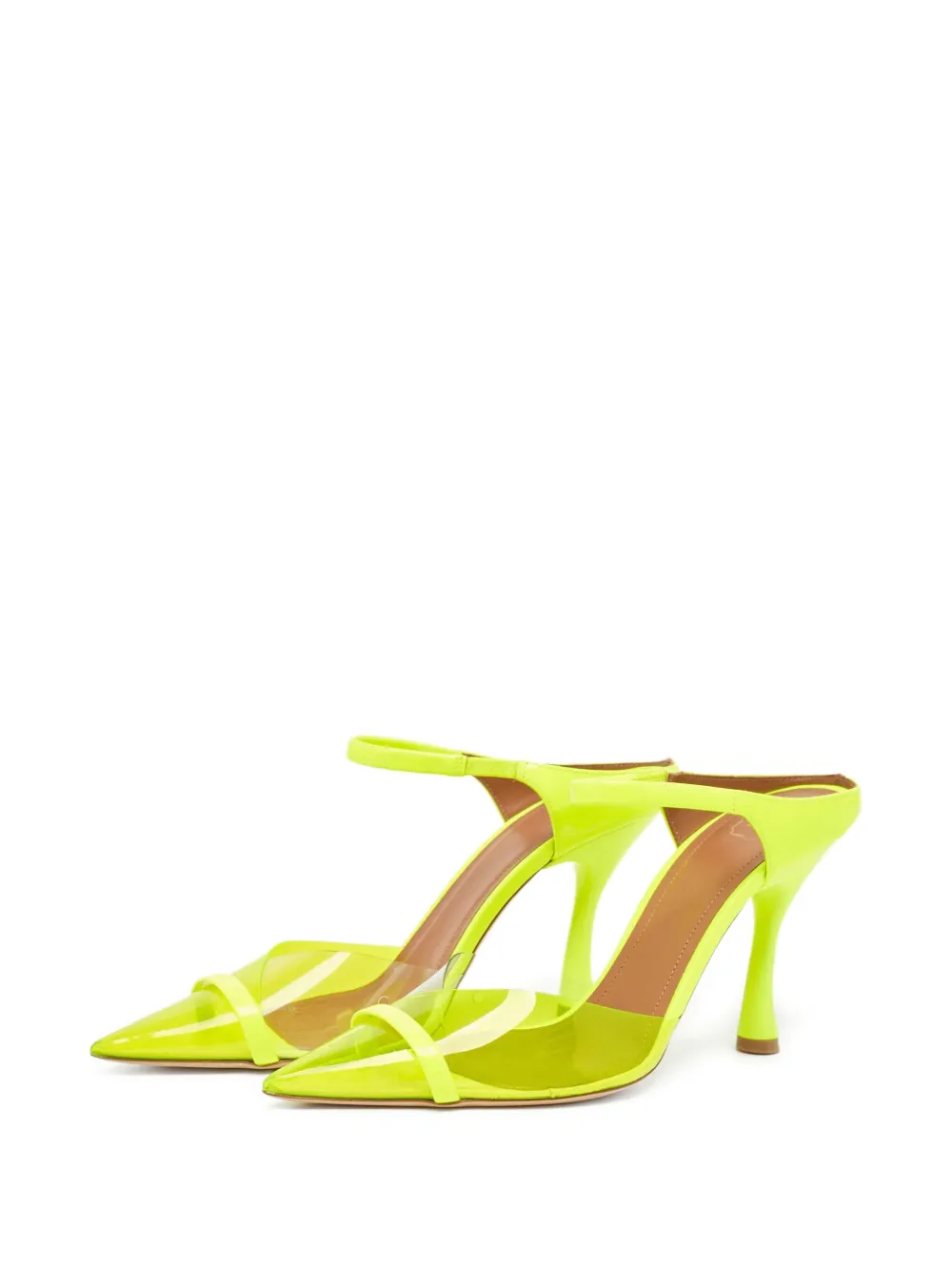 Malone Souliers pre-owned 100mm transparent pointed-toe mules | Image 2