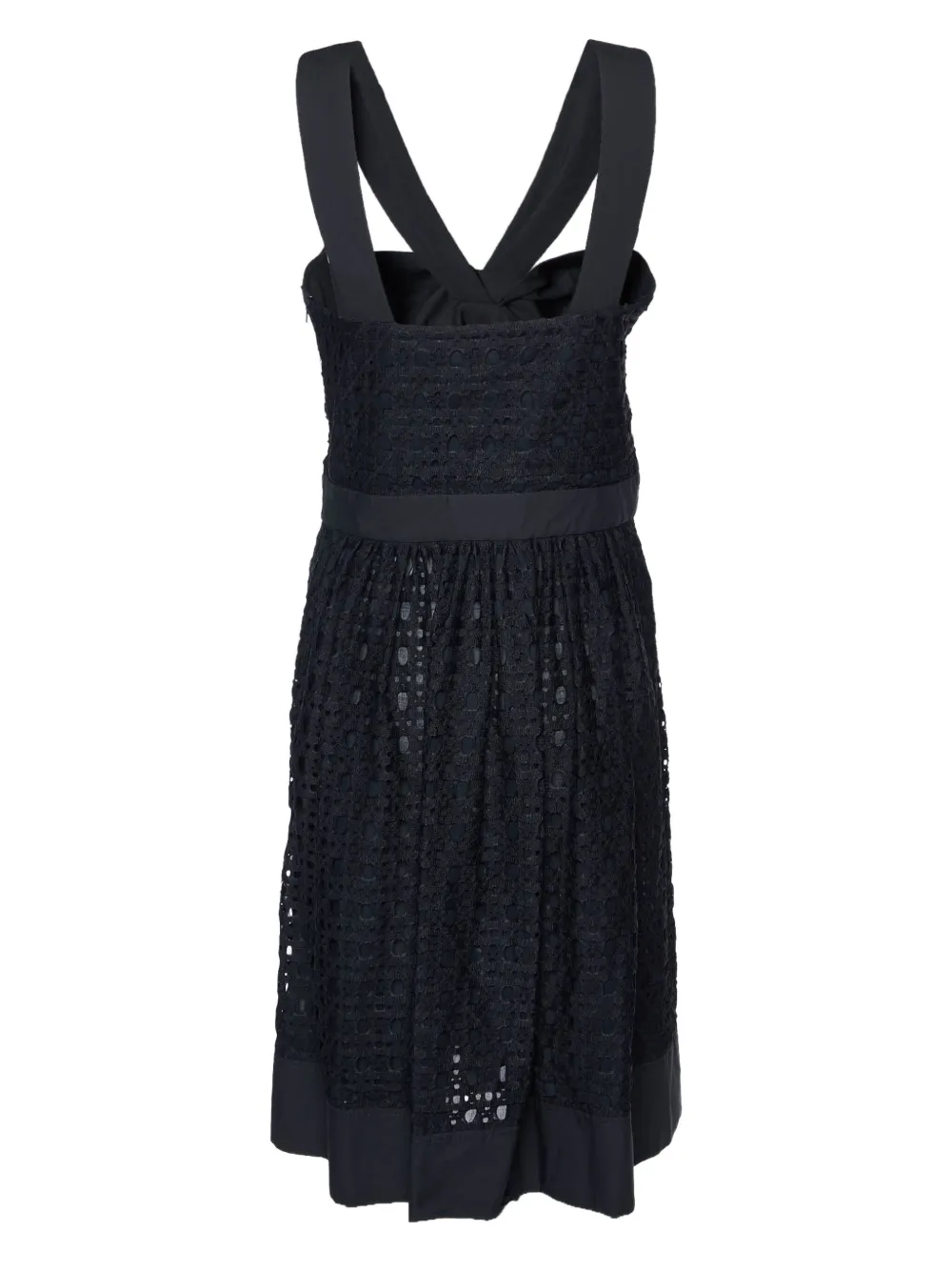 Moschino Pre-Owned vestido corto con paneles de encaje | Image 2