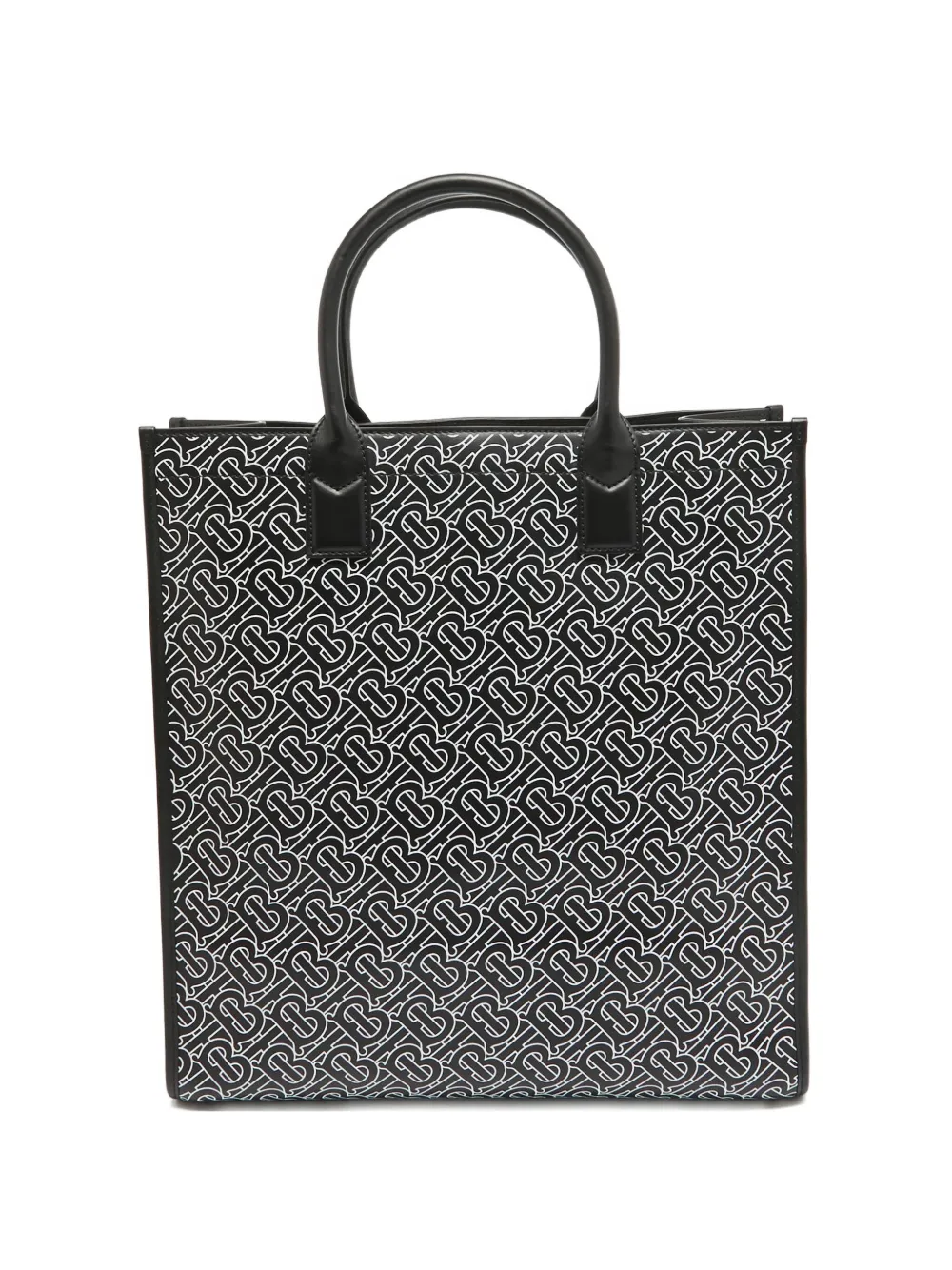 Burberry Pre-Owned monogram-pattern tote bag | Black | Image 1