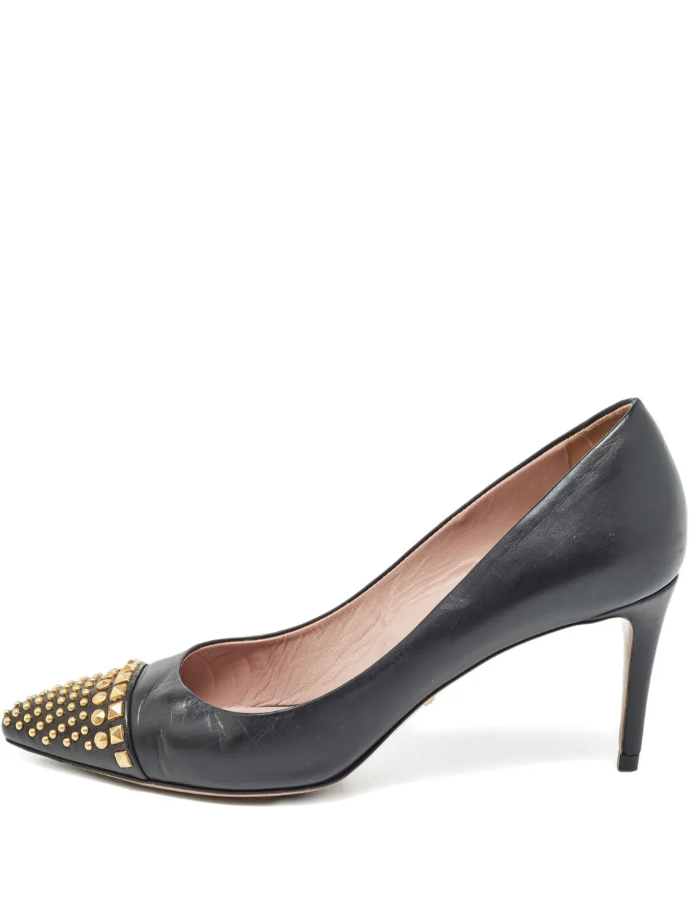 Gucci Pre-Owned Pumps mit Nietendetail 80mm - Schwarz
