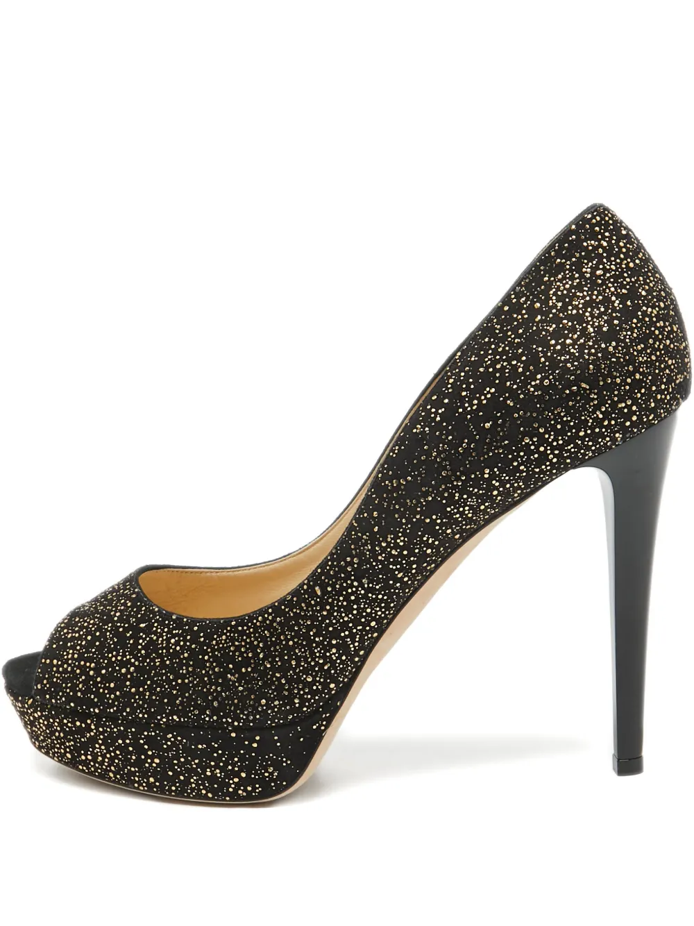 Jimmy Choo Pre-Owned escarpins Dahlia 120 mm à bout ouvert | noir | Image 1