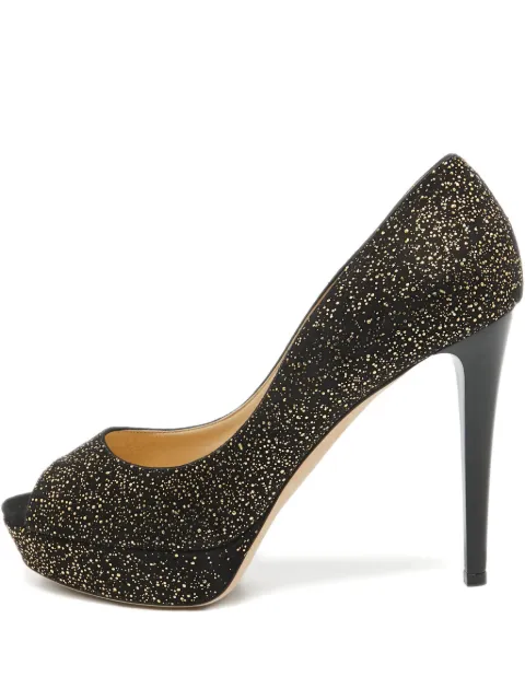 Jimmy Choo Pre-Owned 120mm Dahlia peep-toe pumps