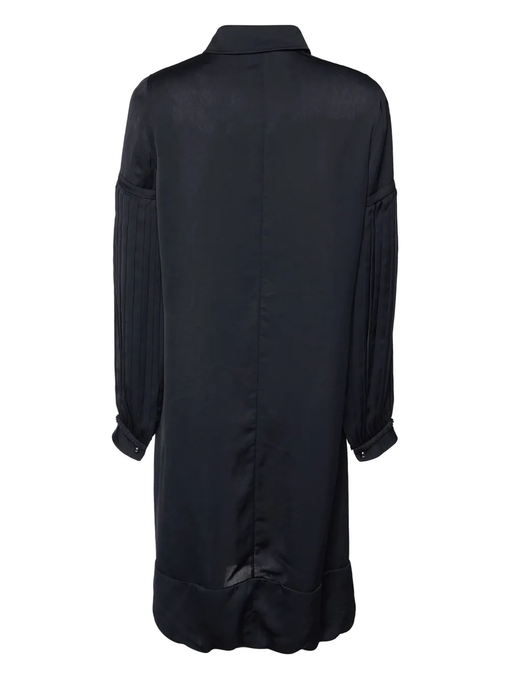 Valentino Garavani Pre-Owned Geplooide shirtjurk - Zwart