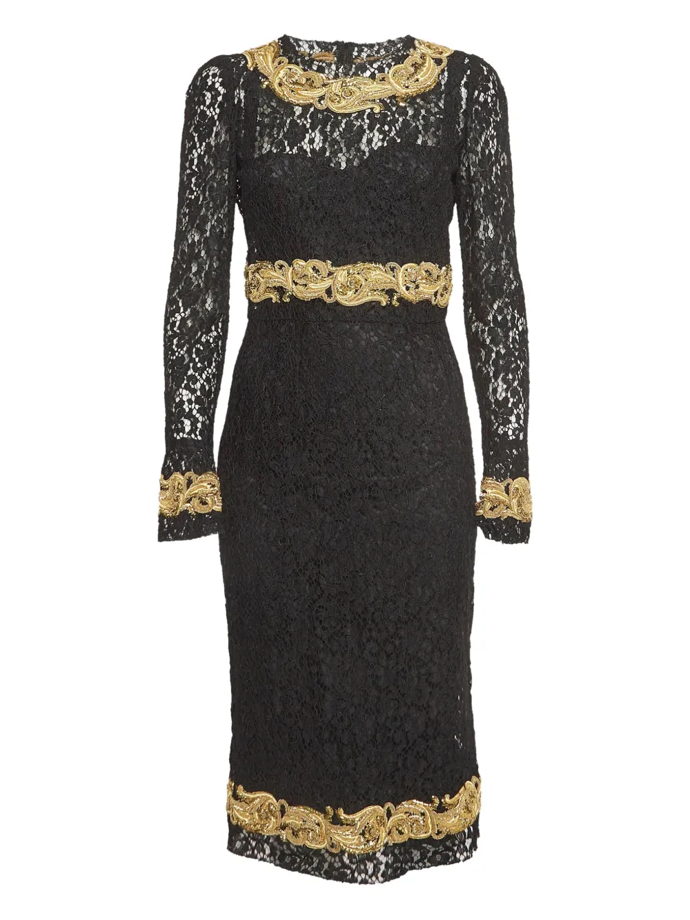 Dolce & Gabbana Pre-Owned lace midi dress | Black | Image 1