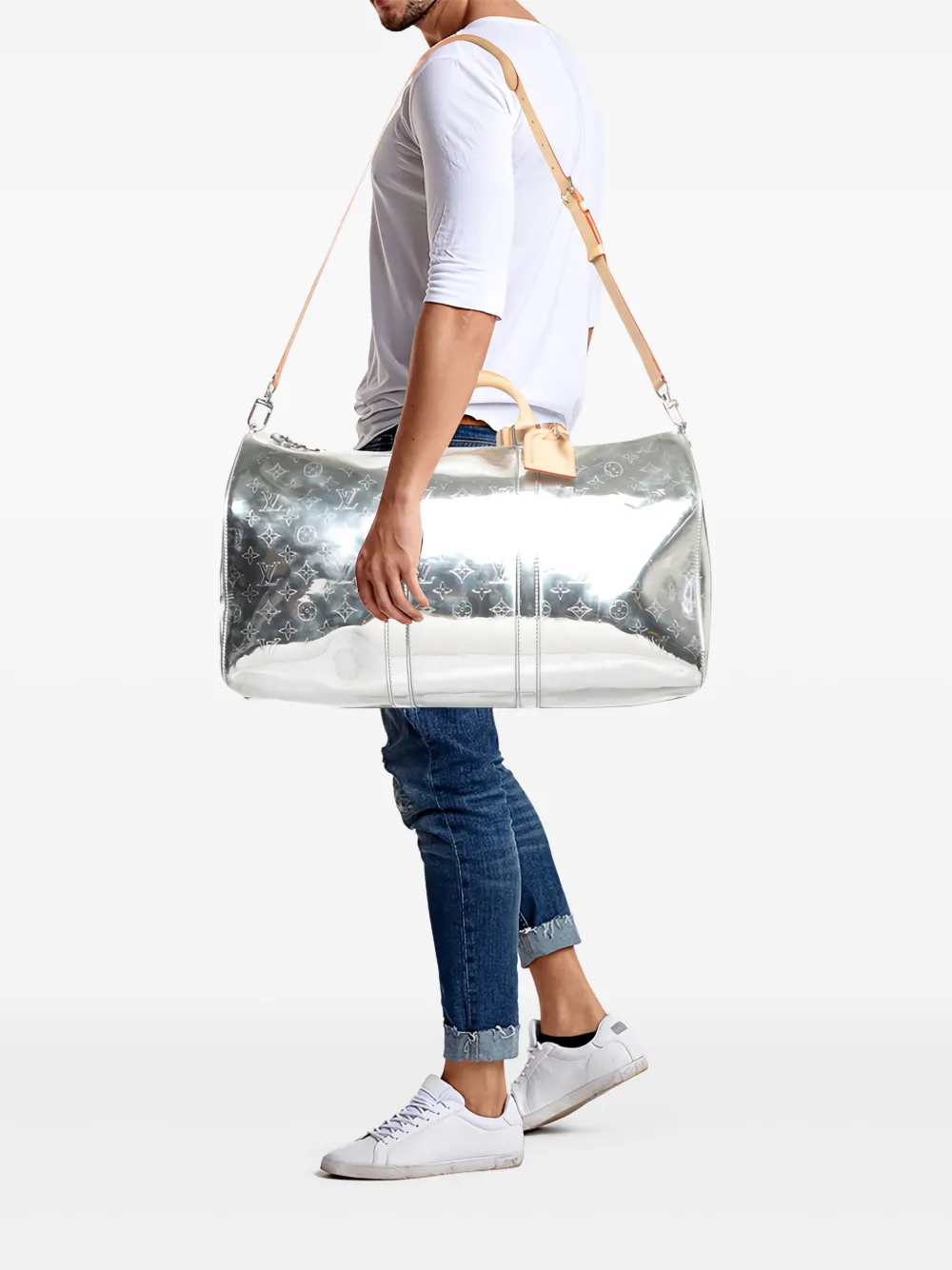 Louis Vuitton Pre-Owned bolso de viaje con monograma metalizado | Pre-owned | Image 2