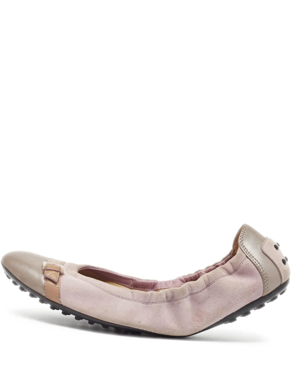 Tod's Vintage suede ballet flats | Purple | Image 1