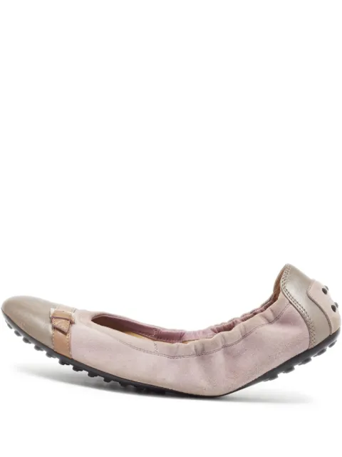 Tod's Vintage suede ballet flats