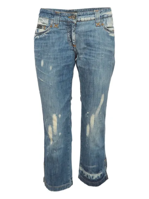 Dolce & Gabbana Pre-Owned distressed cotton jeans