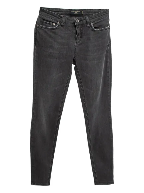 Dolce & Gabbana Pre-Owned 2024 logo-plaque jeans