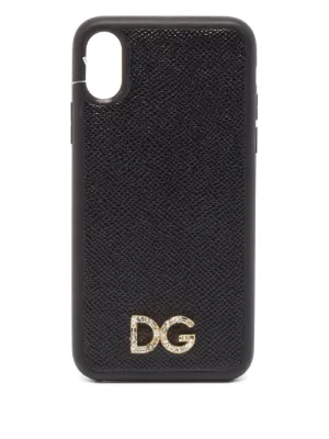 Dolce & Gabbana Pre-Owned Devotion iPhone XS Phone Case | Black