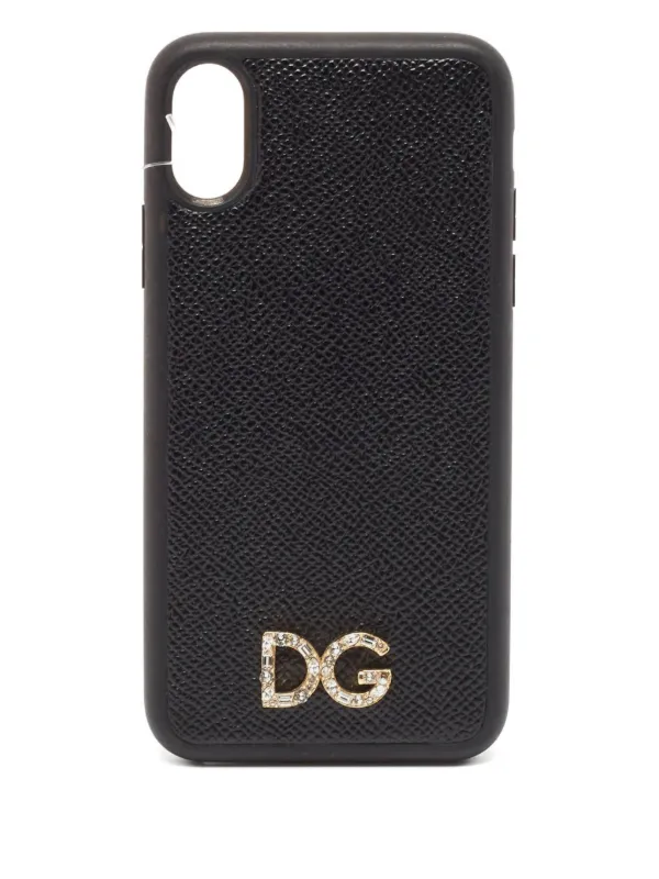 Dolce & Gabbana Pre-Owned logo-embellished iPhone Case | Black
