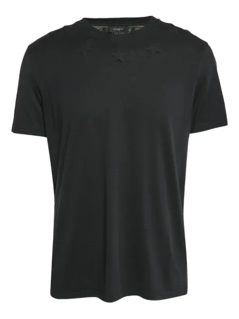 Givenchy Pre-Owned star-embroidery cotton t-shirt