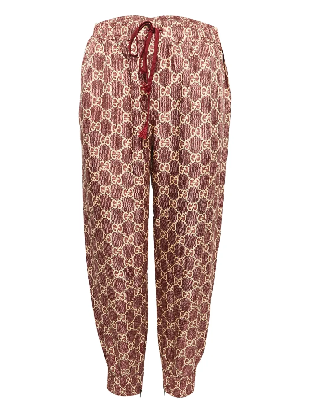 Gucci Pre-Owned GG-print trousers | Red | Image 1