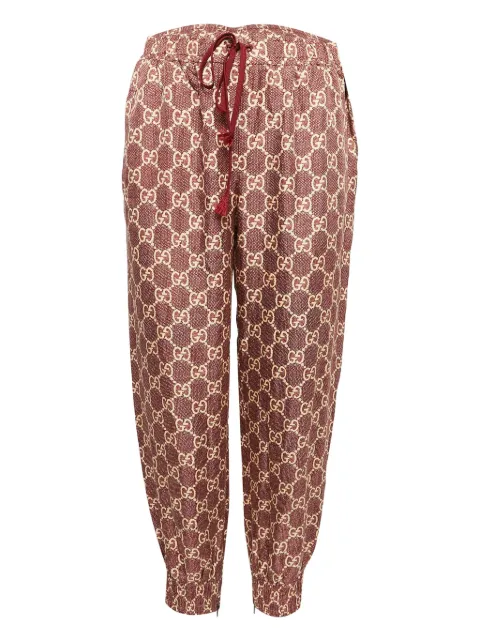 Gucci Pre-Owned GG-print trousers