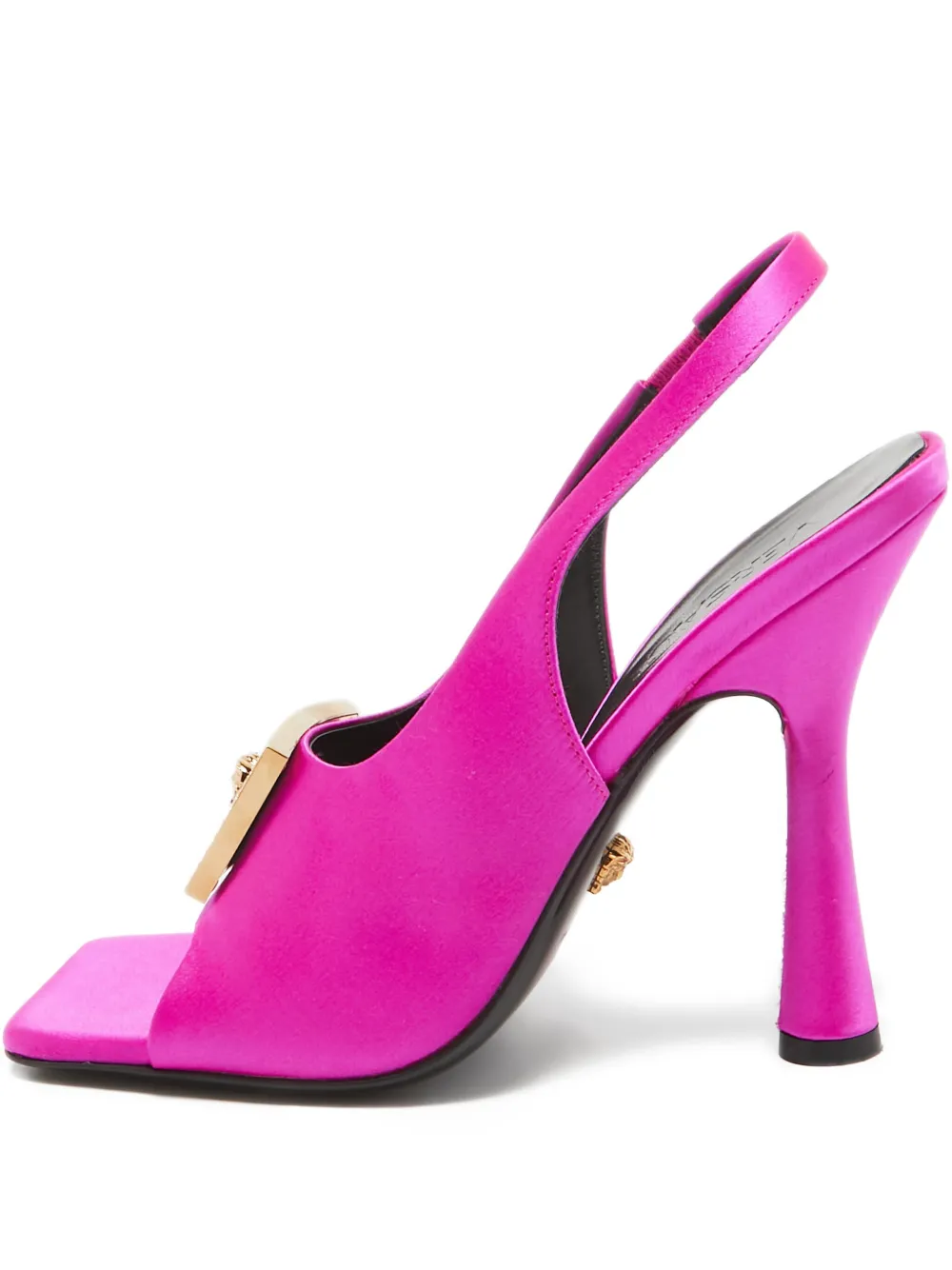 Versace Pre-Owned medusa-plaque slingback sandals | Pink | Image 1