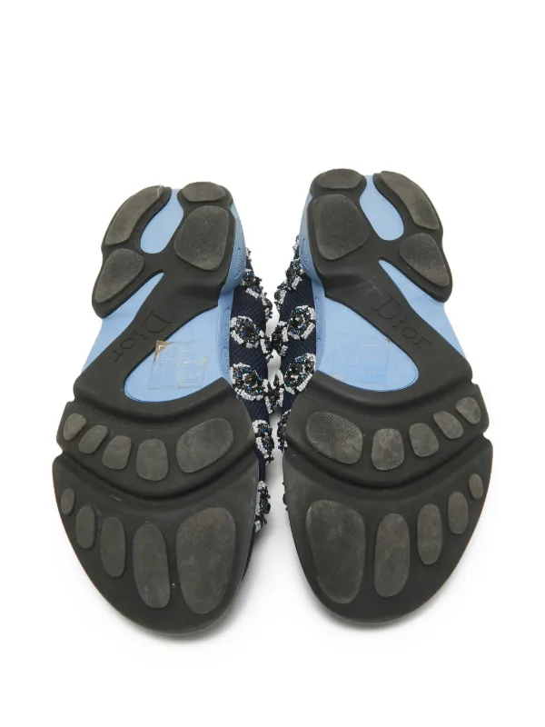 Christian Dior Pre-Owned Fusion slip-on Sneakers | Blue | FARFETCH