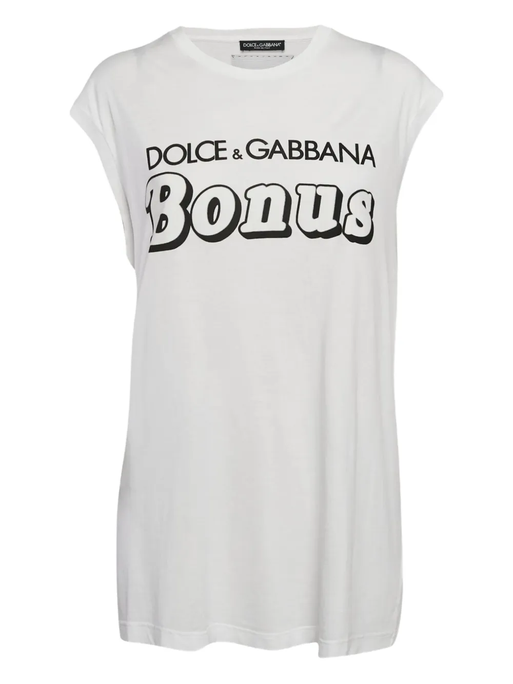 Dolce & Gabbana Pre-Owned slogan-print T-shirt | White | Image 1