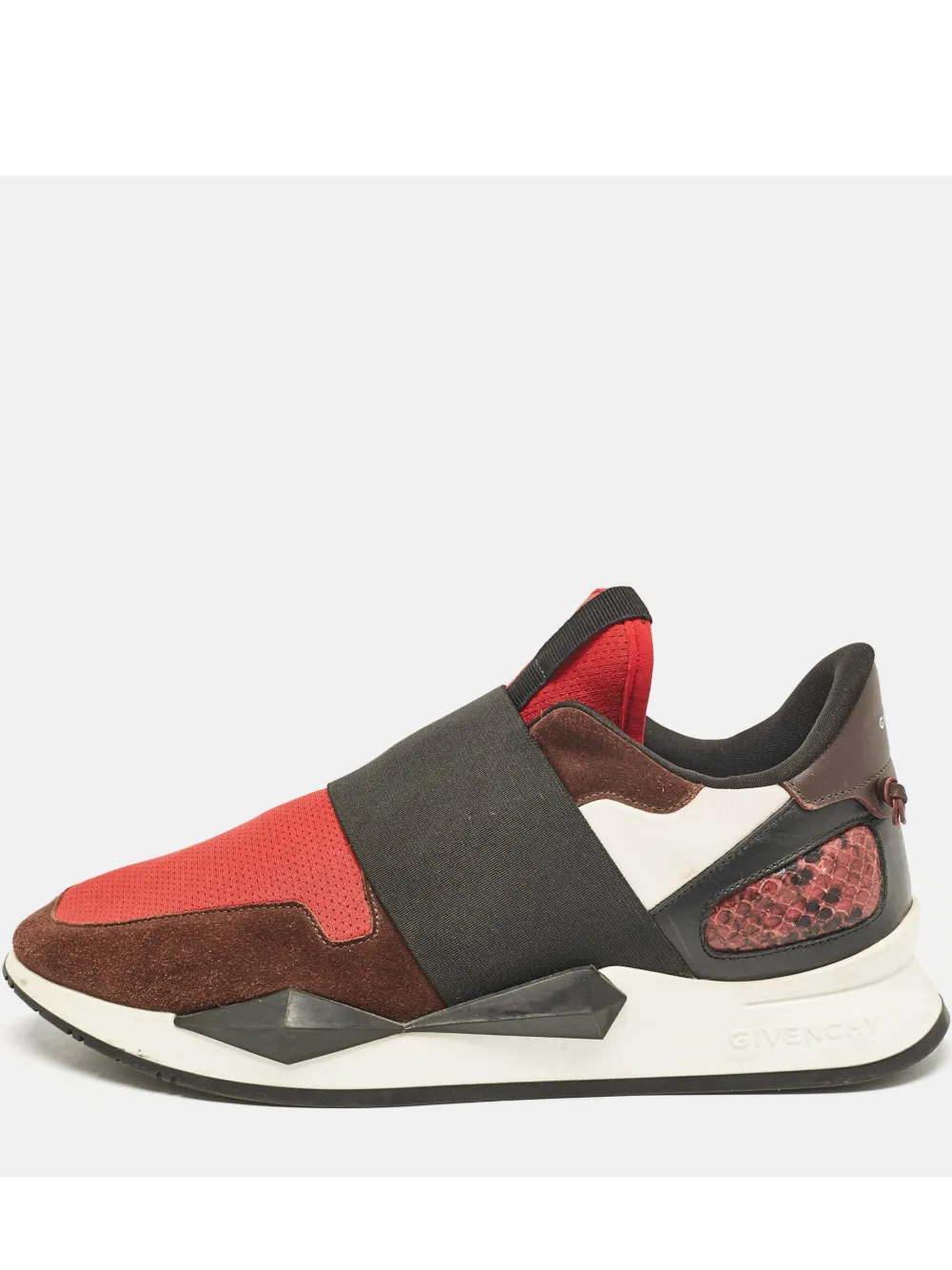 Givenchy Pre-Owned 2024 suede strap sneakers | Red | Image 1