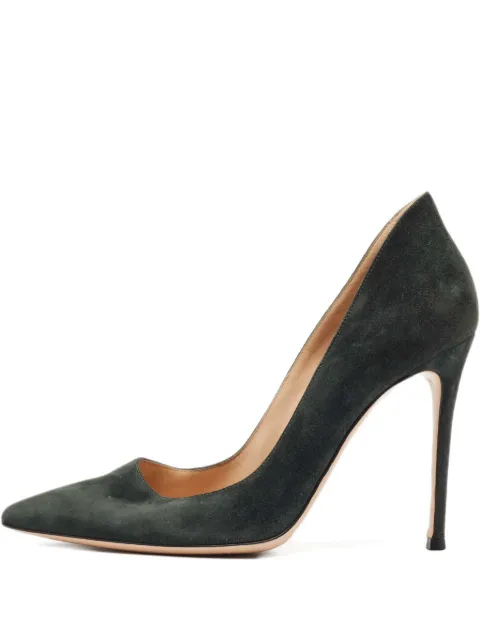 Gianvito Rossi suede point-toe pumps