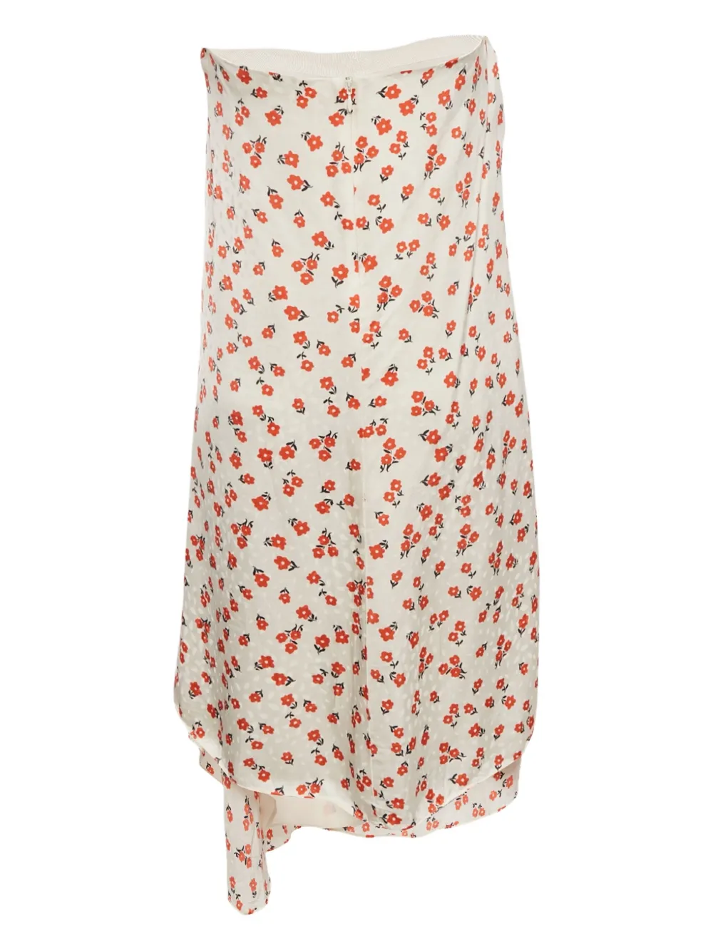 Self-Portrait falda asimétrica con estampado floral de archivo | Image 2