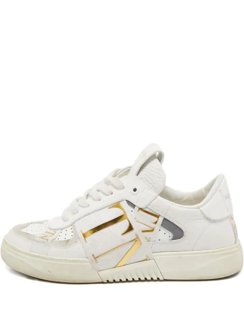 Valentino Garavani Pre-Owned VL7N leather logo sneakers