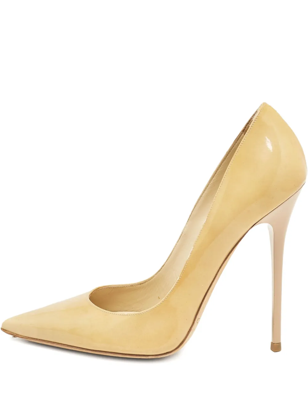 Jimmy Choo Pre-Owned 12mm point-toe pumps - ニュートラル Jimmy Choo Pre-Owned 12mm point-toe pumps - ニュートラル