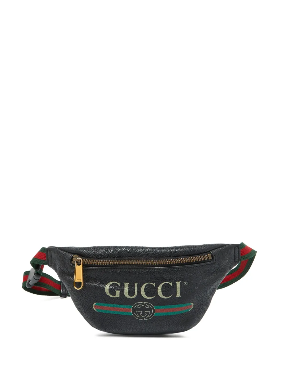 Gucci Pre-Owned 2024 logo leather belt bag - Nero