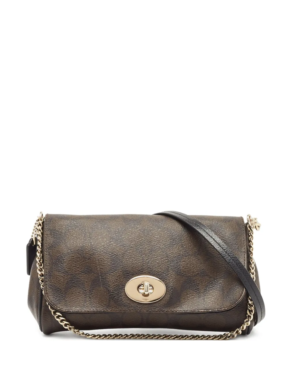 Coach Vintage pre-owned Ruby monogram-pattern leather cross body bag | Brown | Image 1