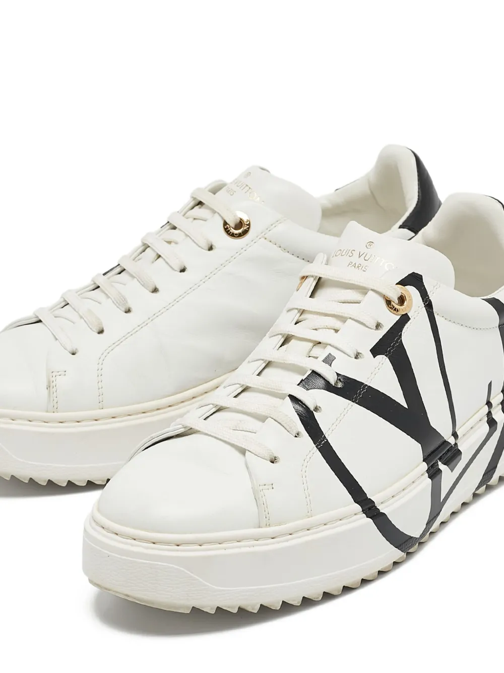 Louis Vuitton Pre-Owned Time Out low-top sneakers - Wit