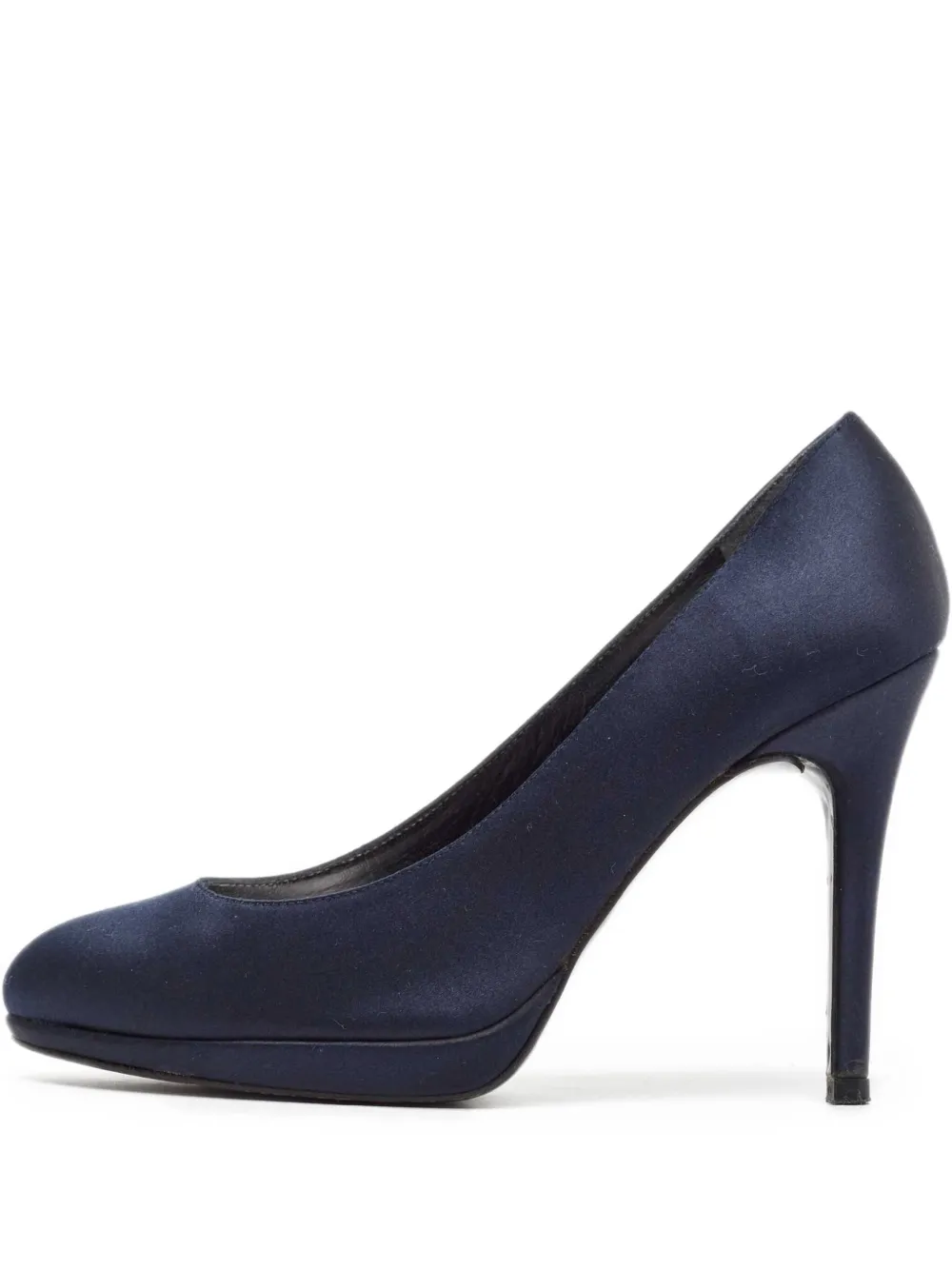 Pre-owned Stuart Weitzman  120mm Satin-finish Platform Pumps