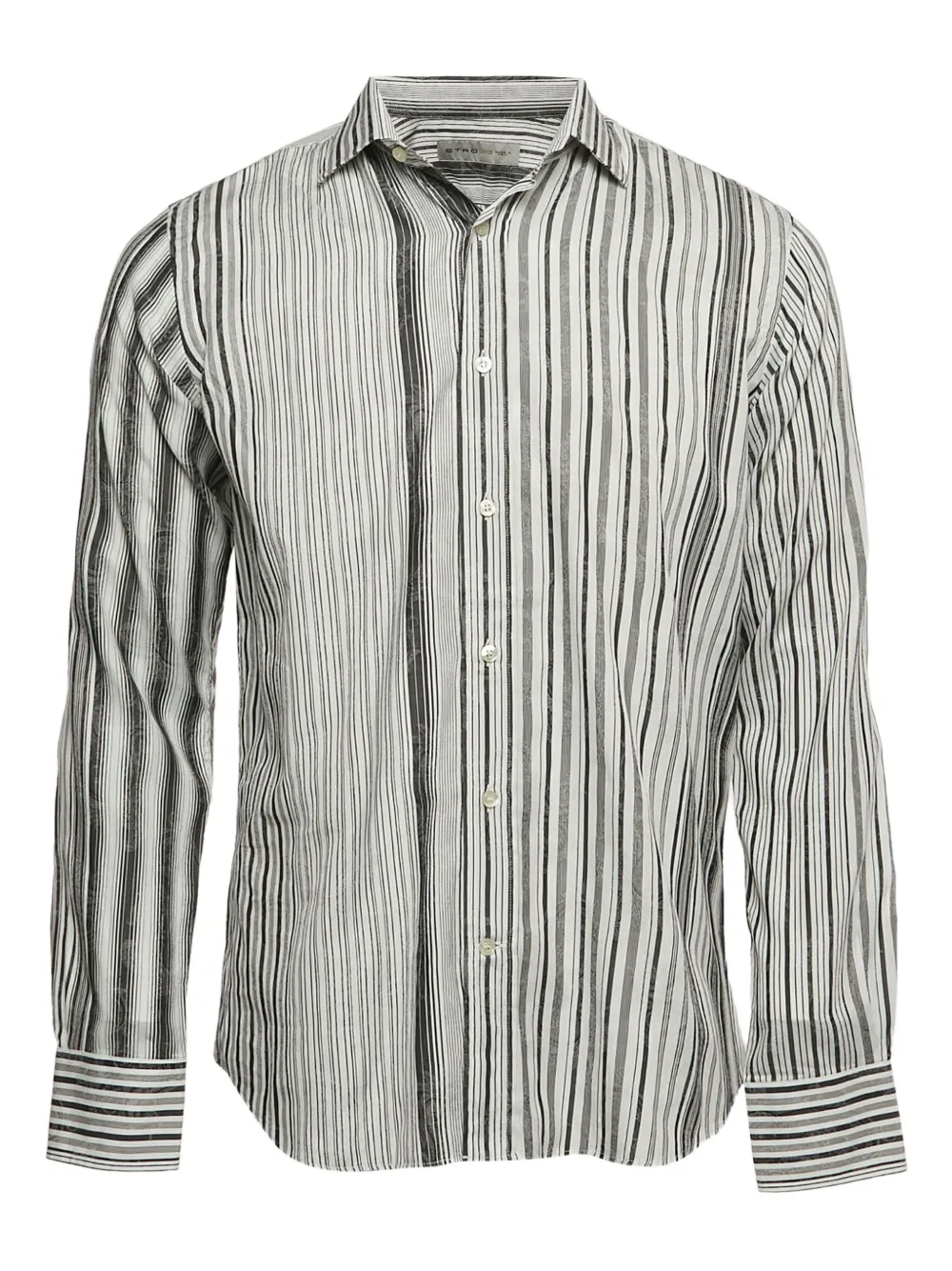 Etro Pre-Owned Gestreiftes Hemd | Grau | Image 1