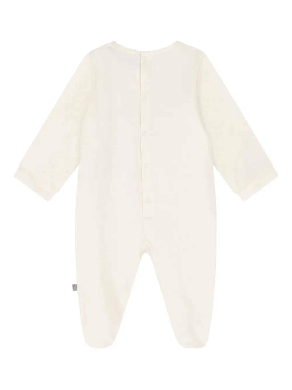 Aigner Kids Romper met logoprint Beige