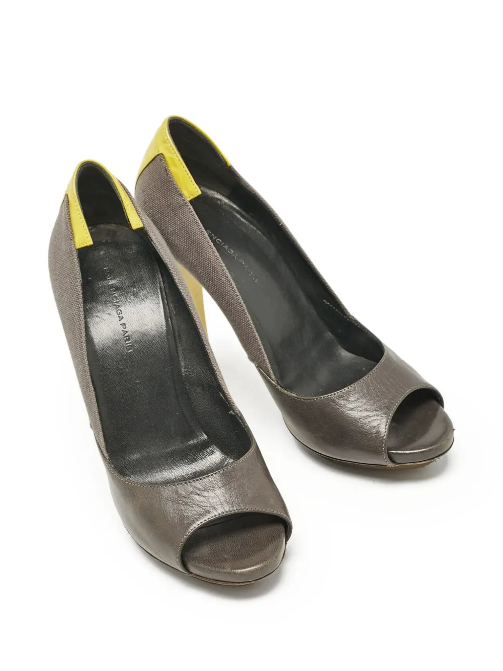 Balenciaga Pre-Owned 120 mm pumps met open neus - Grijs