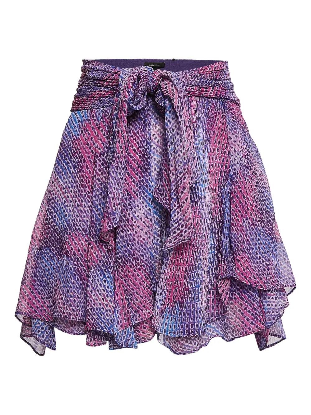 Isabel Marant Vintage jupe froncée pre-owned à volants | bleu | Image 1