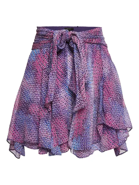 Isabel Marant Vintage pre-owned smocked ruffled skirt