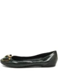 Louis Vuitton Pre-Owned leather ballet flats - Green