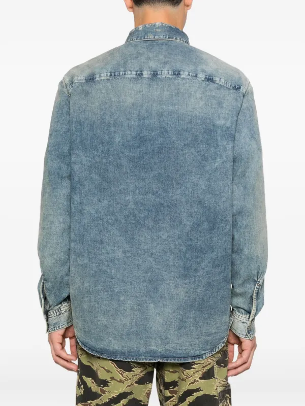 Diesel ボタン デニムシャツ | ブルー | FARFETCH JP