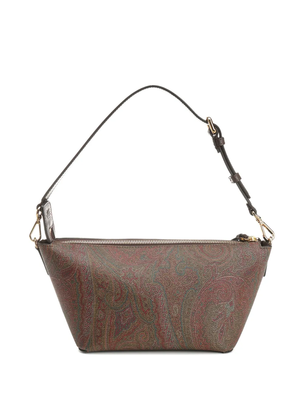 ETRO Schoudertas met paisley-print - Bruin