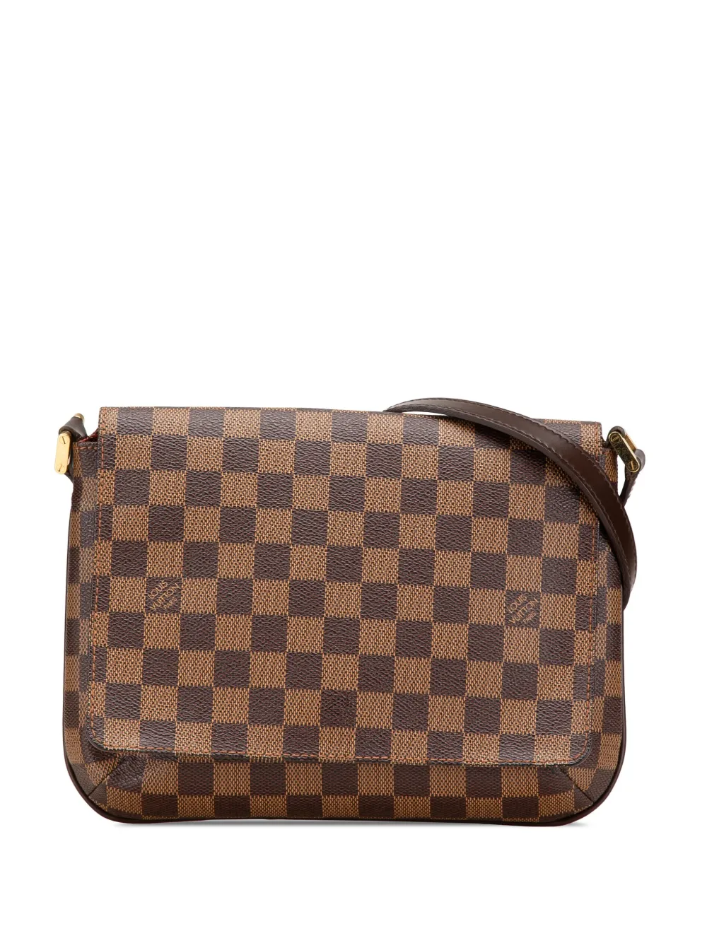 Louis Vuitton Pre-Owned 2005 Damier Ebene Musette Tango Long Strap Louis Vuitton Pre-Owned 2005 Damier Ebene Musette Tango Long Strap