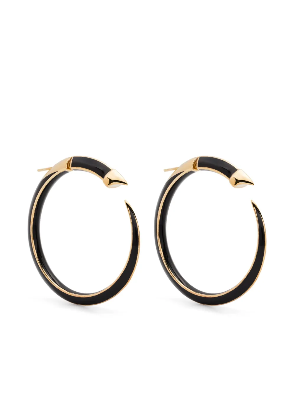 large Sabre Solis hoop earrings