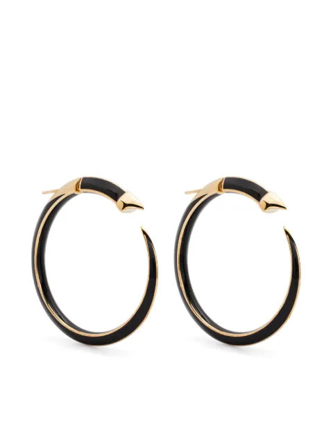Shaun Leane large Sabre Solis hoop earrings