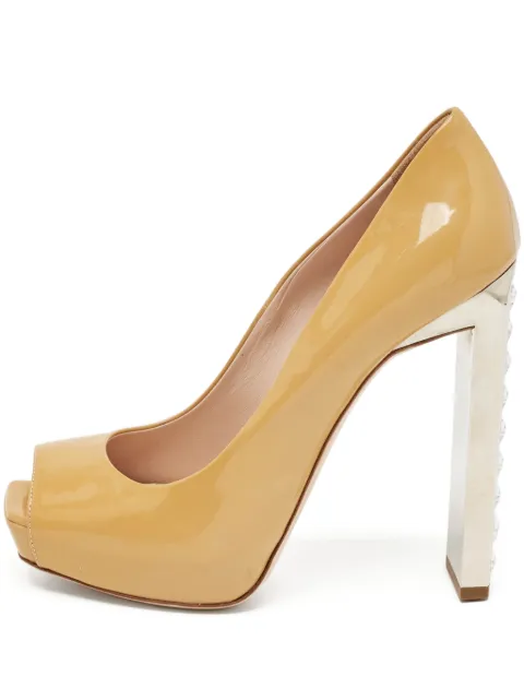 Miu Miu Pre-Owned 135mm patent-leather pumps